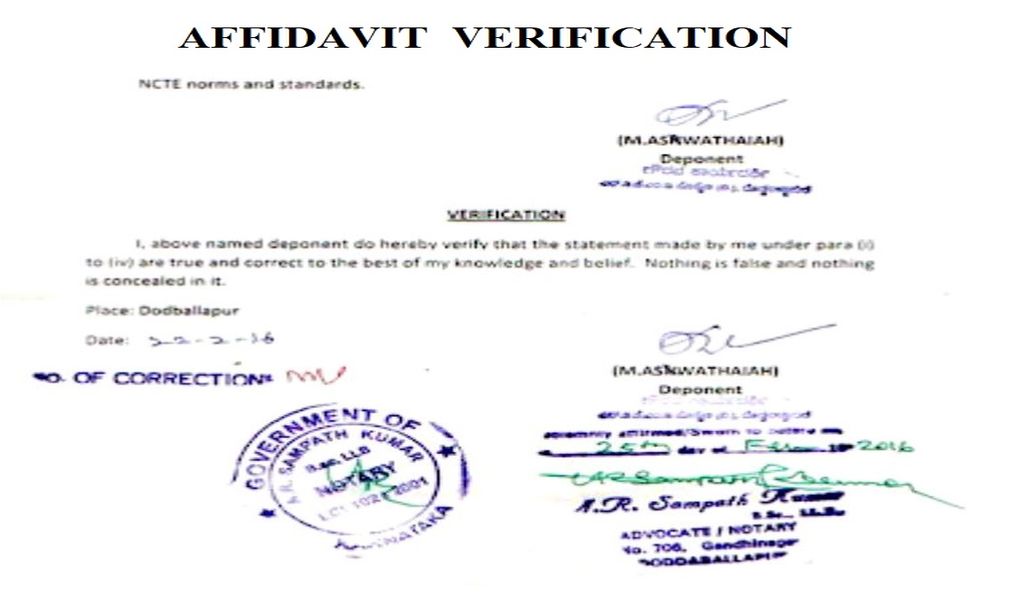 Civil case affidavit 2